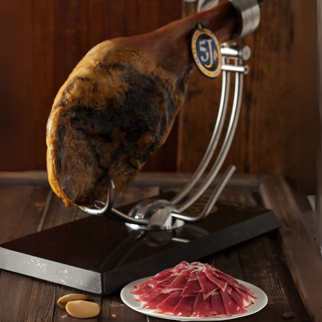 Cinco Jotas - 100% Iberico Jamon (Bone-In) Acorn Fed, Bellota, Pata Negra - (15-18 LB) - T5-1000529