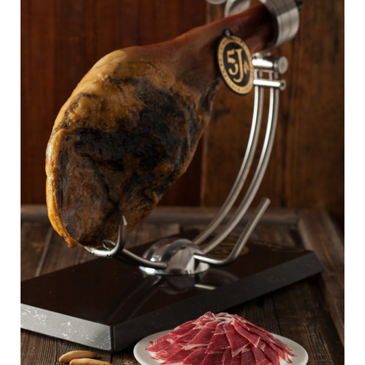 Cinco Jotas - 100% Iberico Jamon (Bone-In) Acorn Fed, Bellota, Pata Negra - (15-18 LB) - T5-1000529